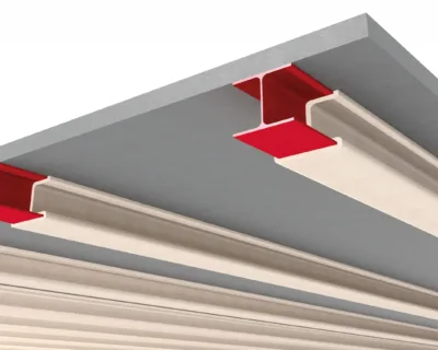 Cafco 300-I Beam application- vermiculite spray for structural steel fire protection