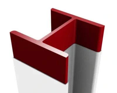 Cafco-SPRAYFILM-WB3- on I profile - Thin film intumescent paint for structural steel fire protection